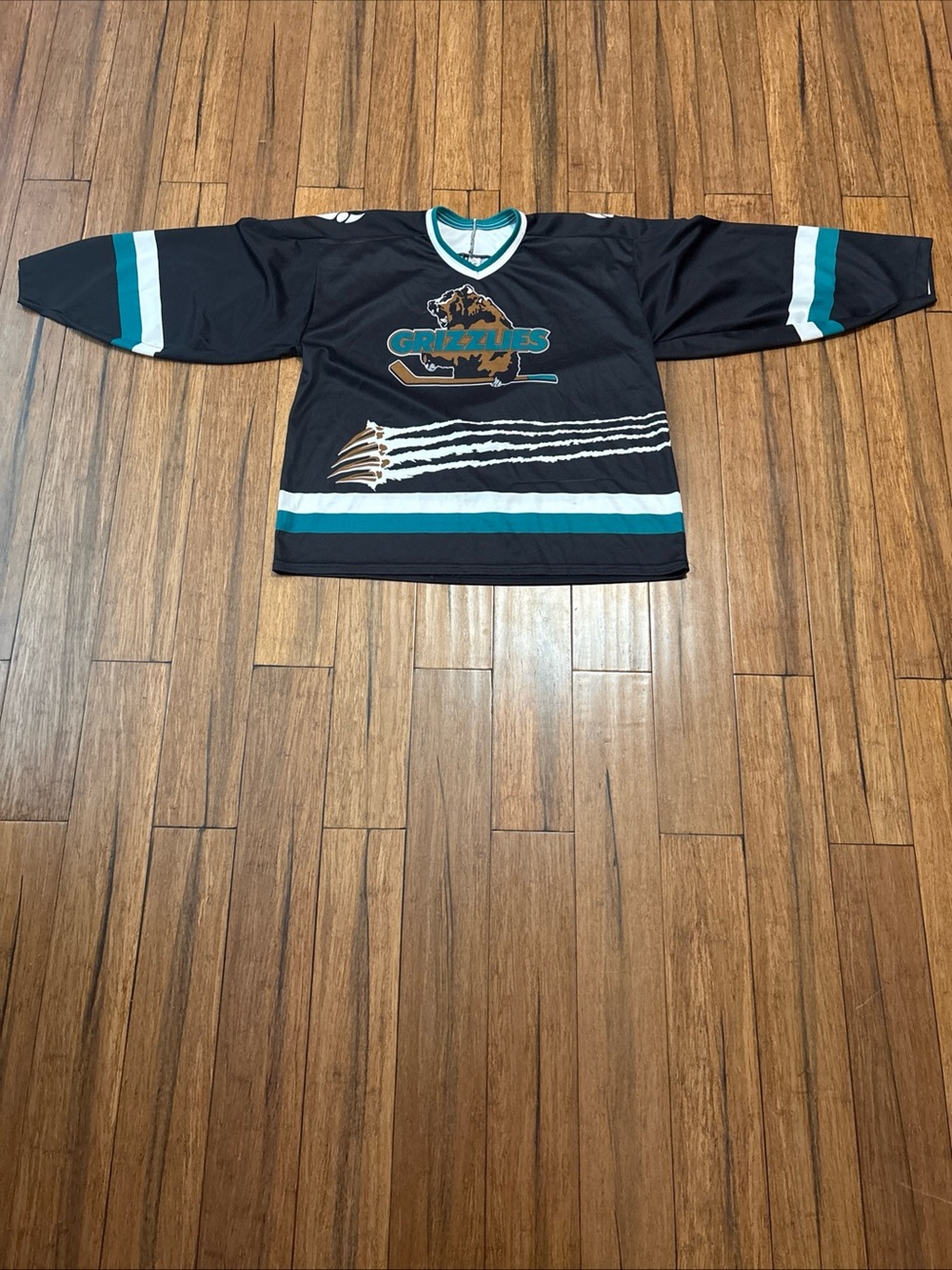 Vintage 90s Bauer Utah Grizzlies IHL Hockey Jersey Size L/XL Mens
